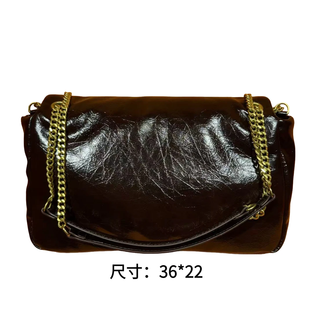 OUSHE欧奢C1—咖啡色—高级手工女包