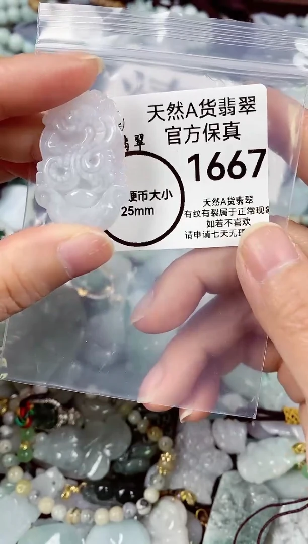 【闪购商品】翡翠颈饰未镶嵌天然A货翡翠1667