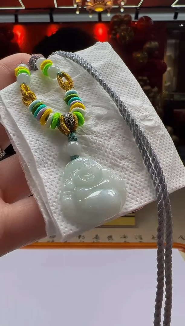 【闪购商品】翡翠颈饰未镶嵌Q2025-1-23-3