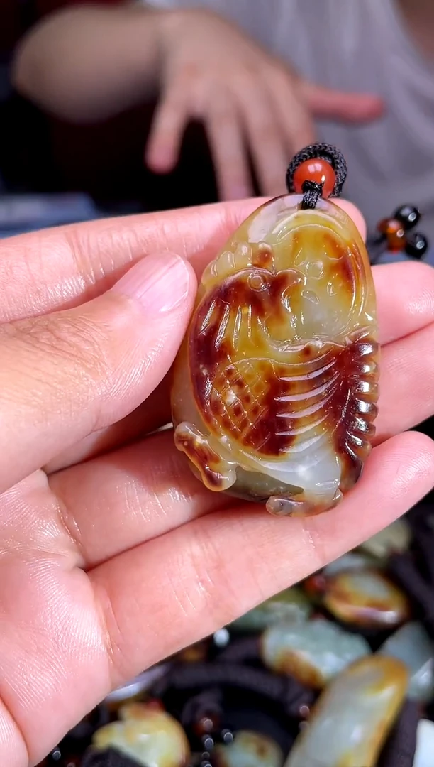 和田玉未镶嵌挂件1