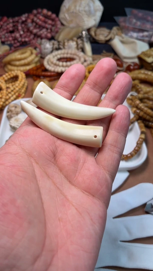 猪牙把件菲杂件067-2个一起发