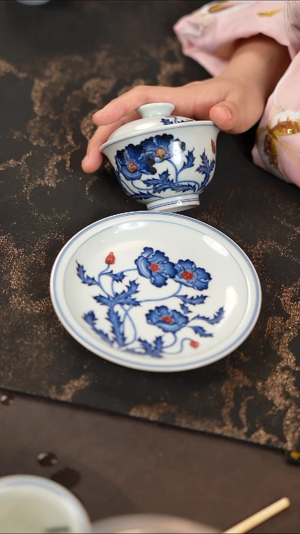 和然窑虞美人套组