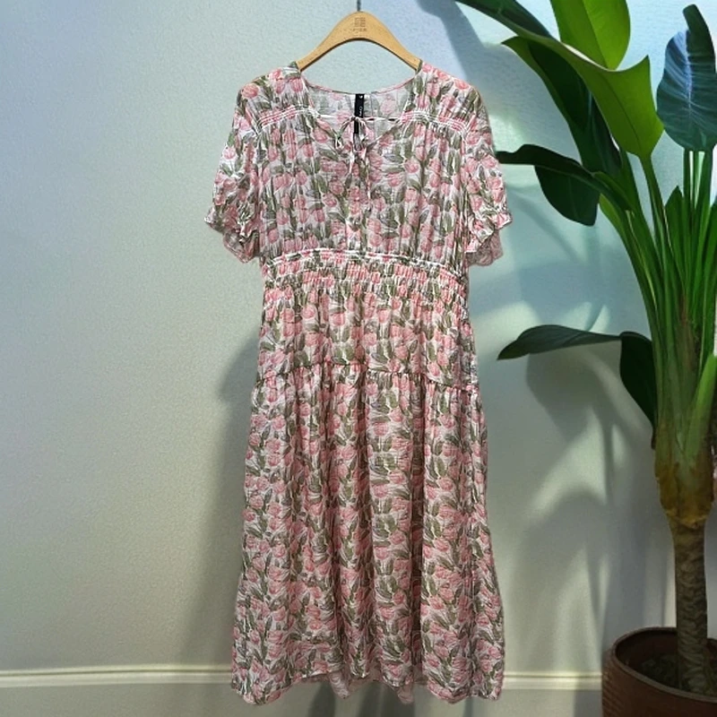 水淼2025夏季新款0417-洋气时尚 连衣裙