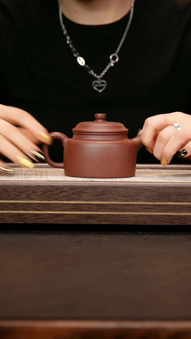 茶壶紫砂中槽清 德钟壶210cc