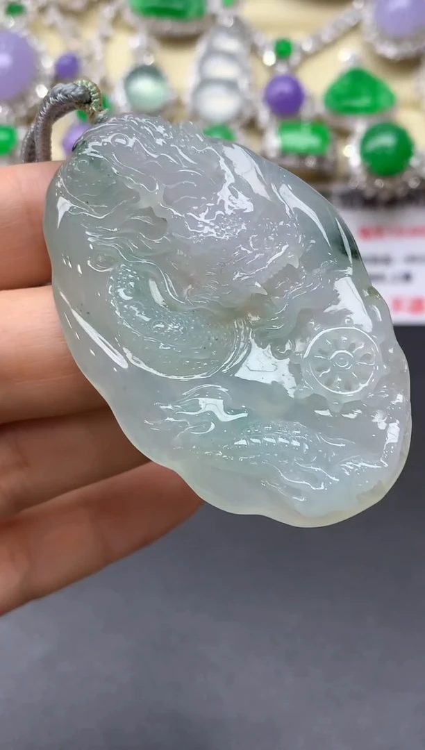 颈饰未镶嵌翡翠364-中国好珍宝