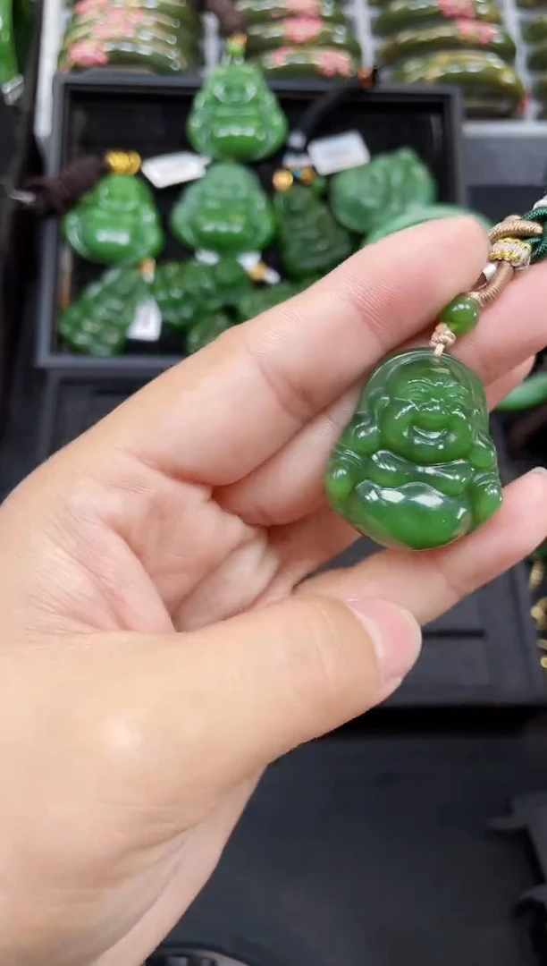 【闪购商品】和田玉吊坠未镶嵌35MM 多样性发一