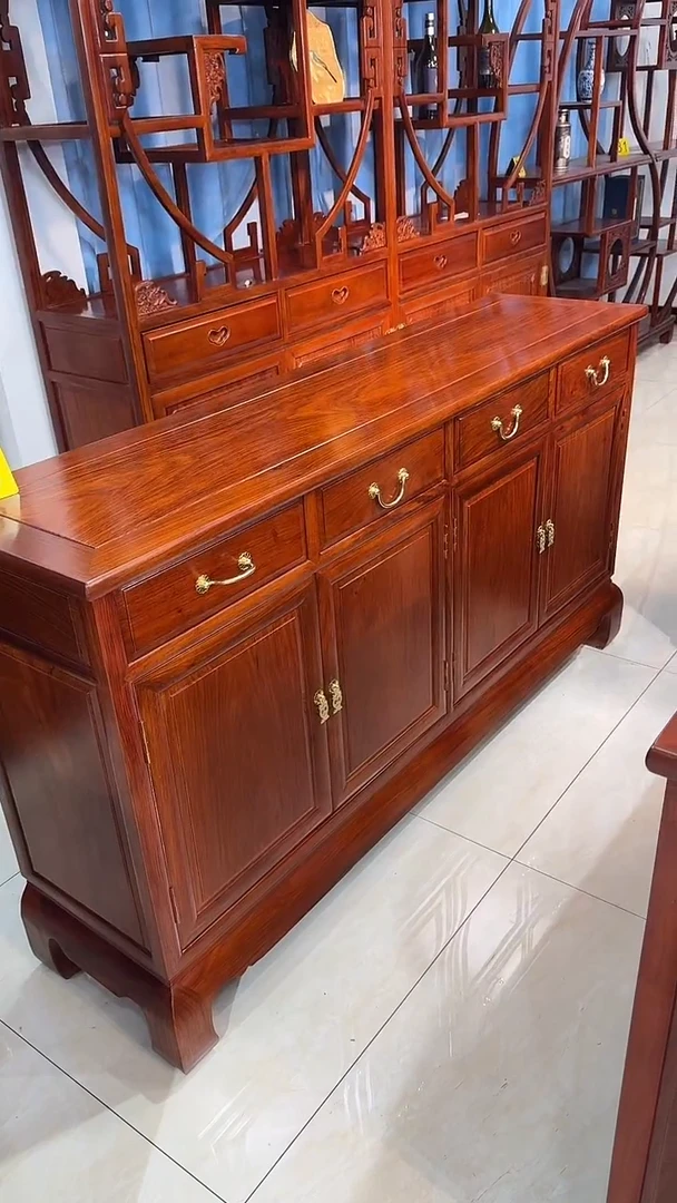 花梨木类柜类家具158*40*88餐边柜刺猬紫檀