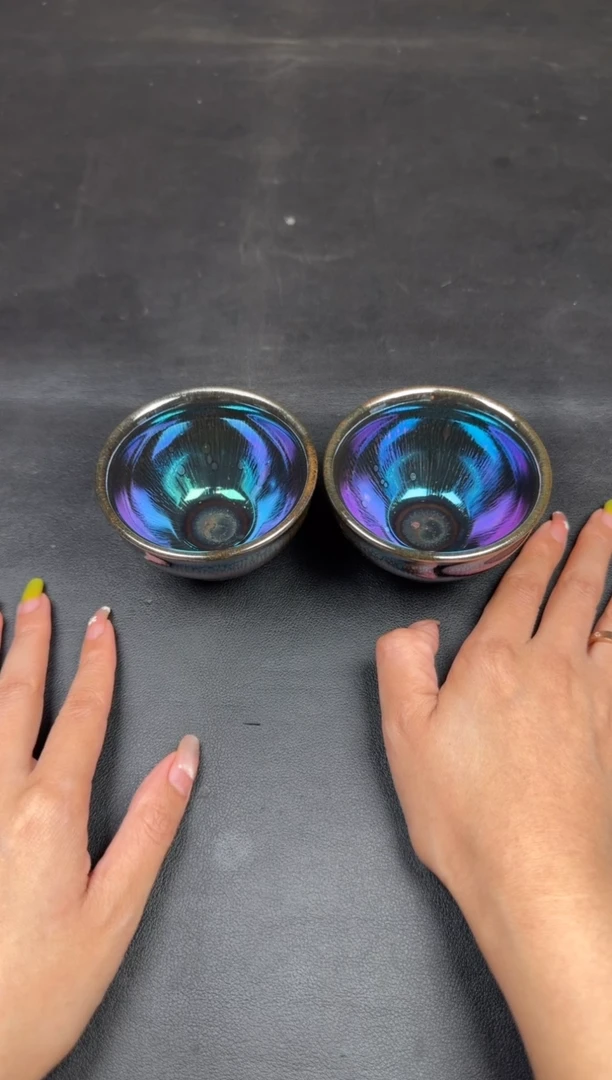 茶盏黄文勇极光曜变78