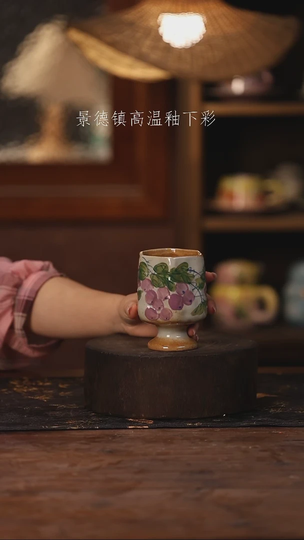陶瓷景德镇高温釉下手绘陶瓷114