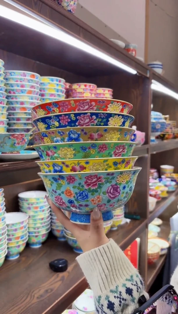 珐琅7英寸面碗6个专场福利