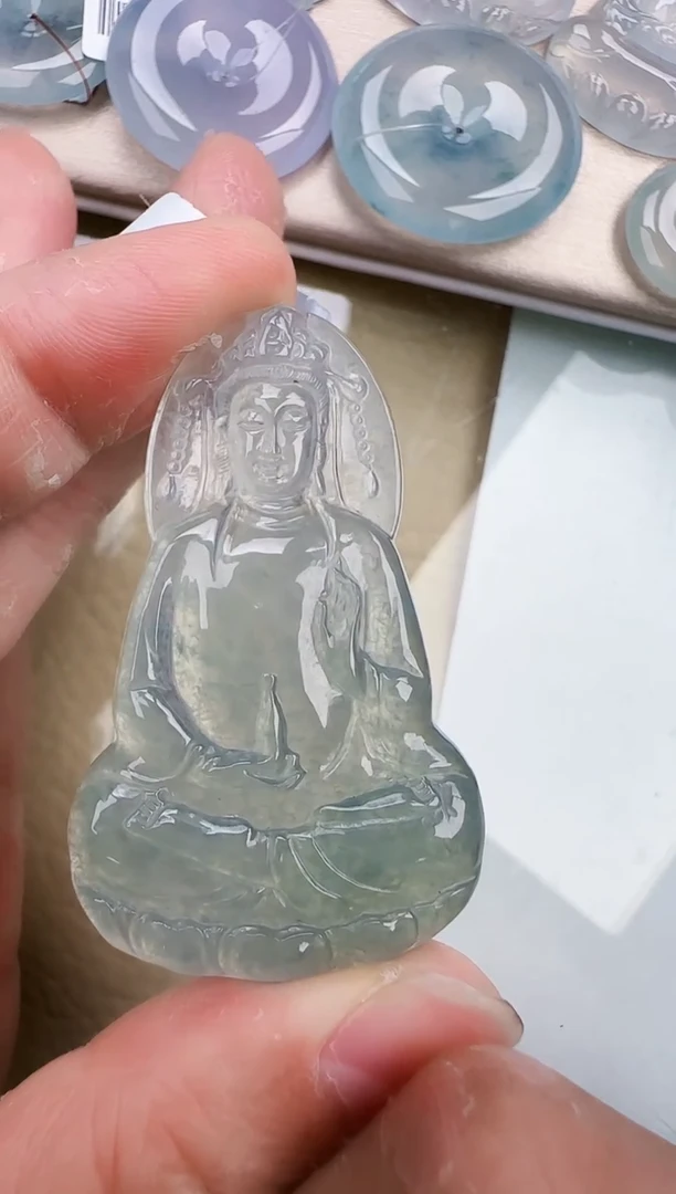 翡翠未镶嵌颈饰缅甸翡翠a货