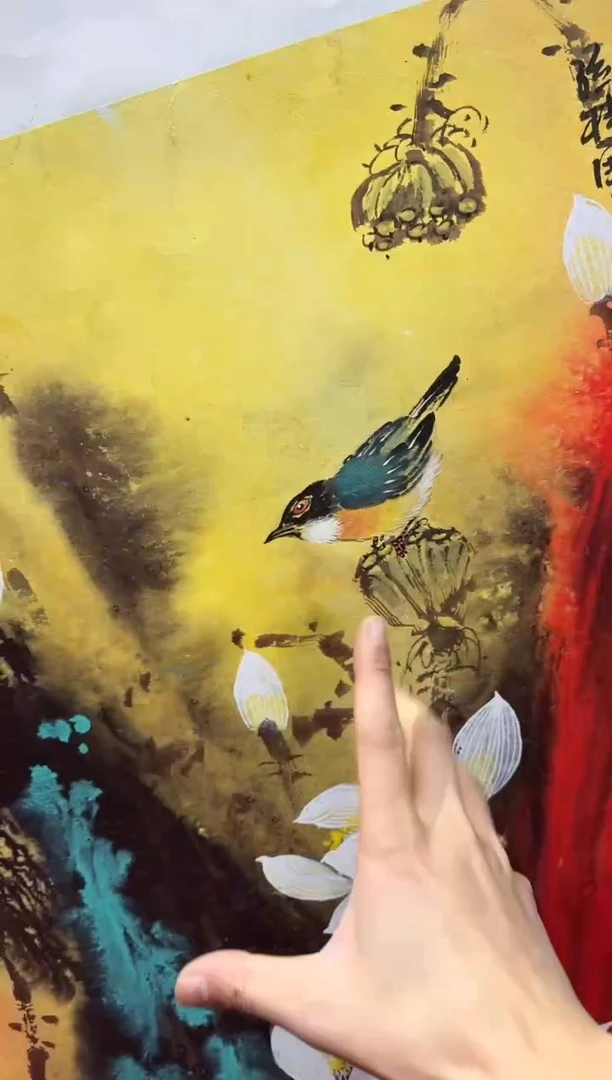 【闪购商品】国画孙桂国老师字画，带亲笔合影证书19-53