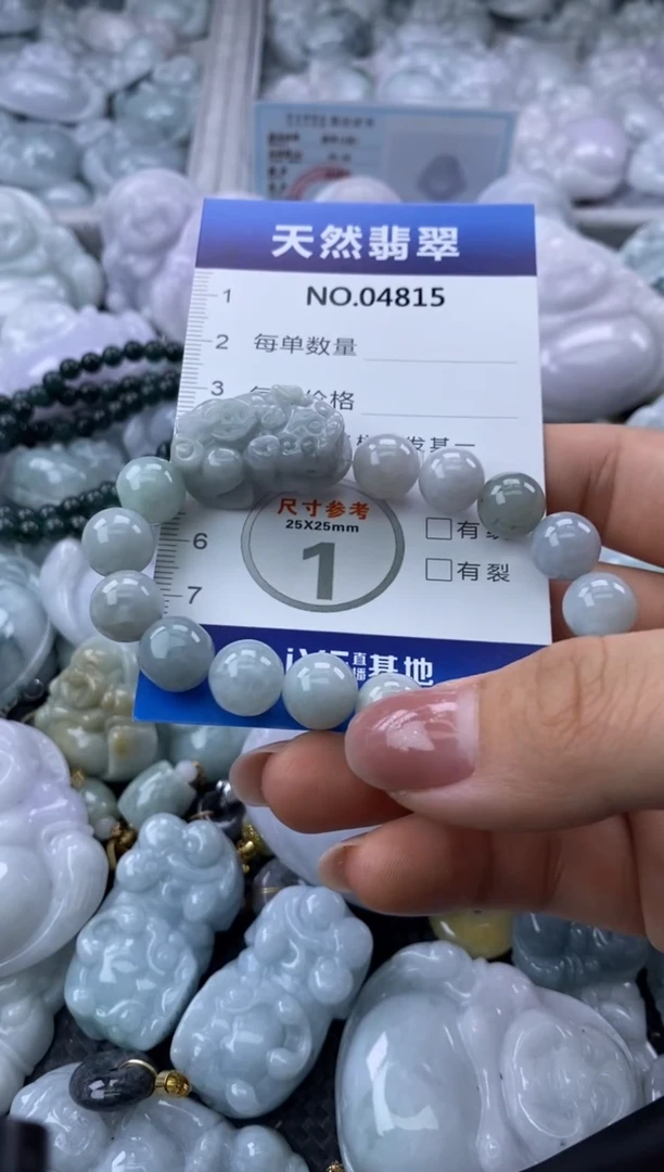 翡翠未镶嵌颈饰缅甸A货翡翠04815