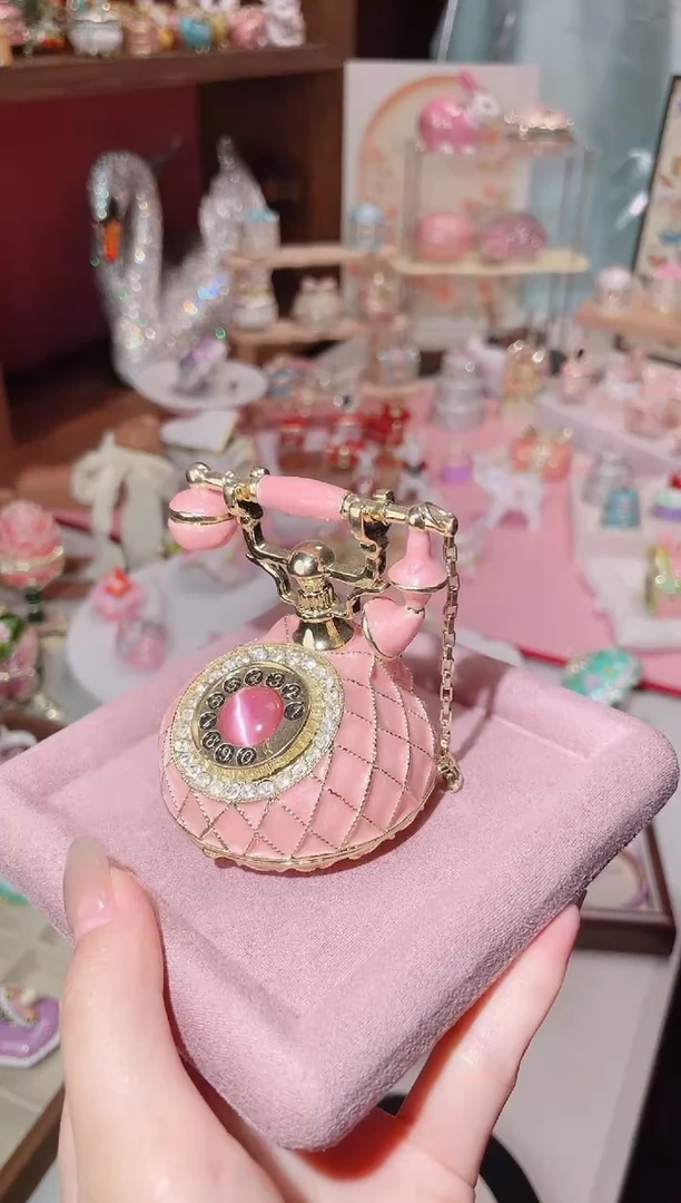 锌合金易尚宝珐琅彩首饰盒