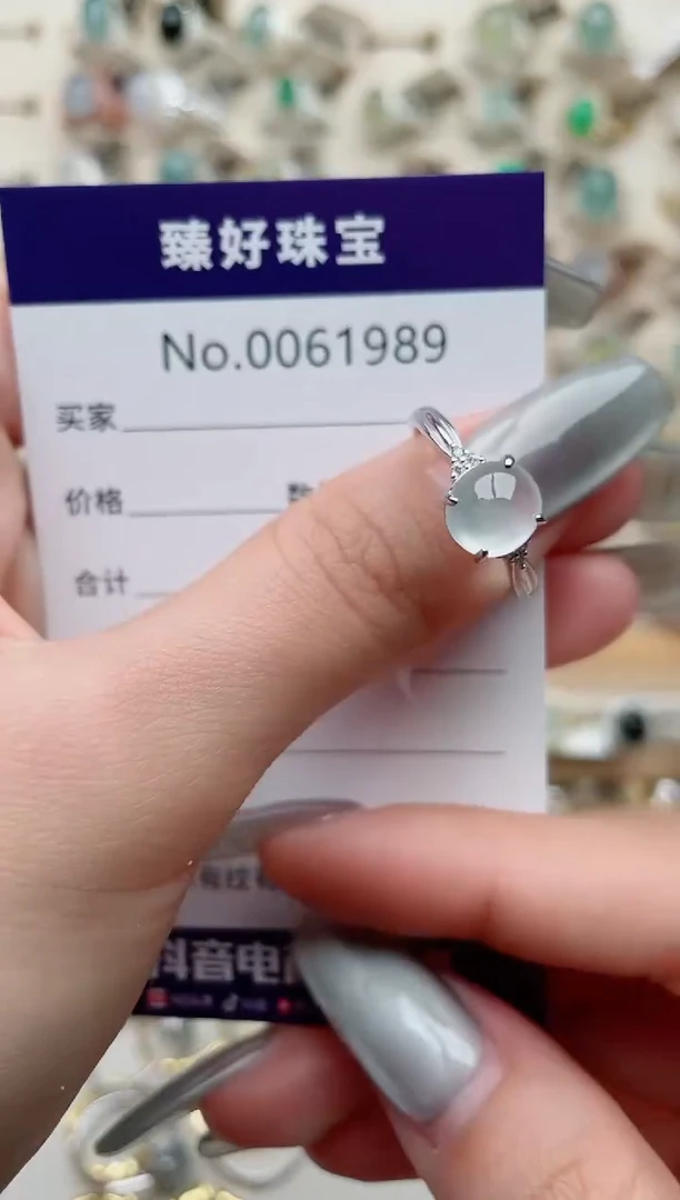 【闪购商品】翡翠戒指银S925镶嵌..........