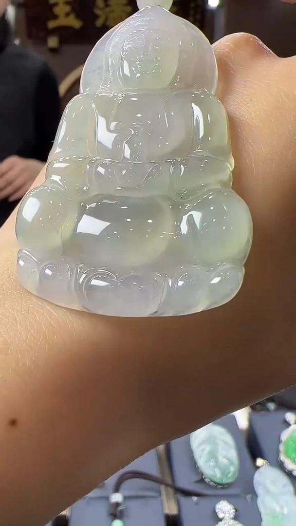 【闪购商品】翡翠挂件未镶嵌观音