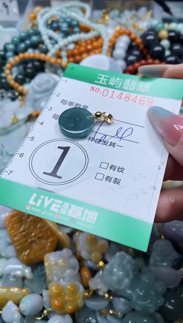 翡翠未镶嵌颈饰闪购0148469多样性发其一