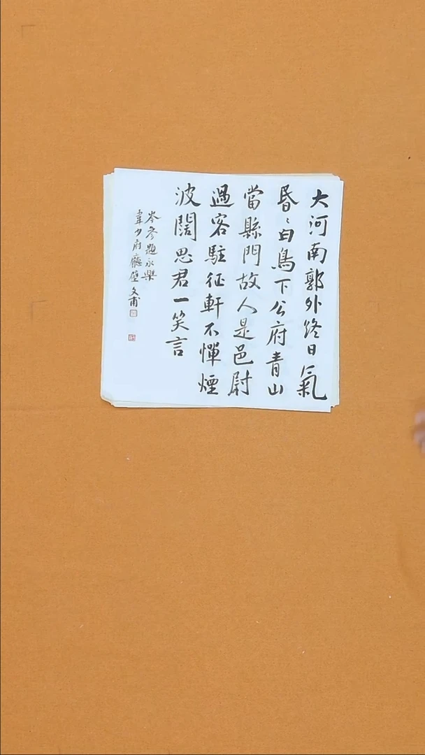 书法杨仁根 34*34 江西理S