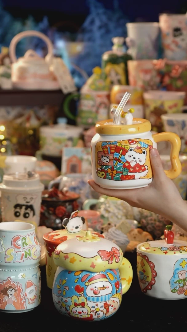 其他陶景德镇釉下彩手绘设计师款陶瓷