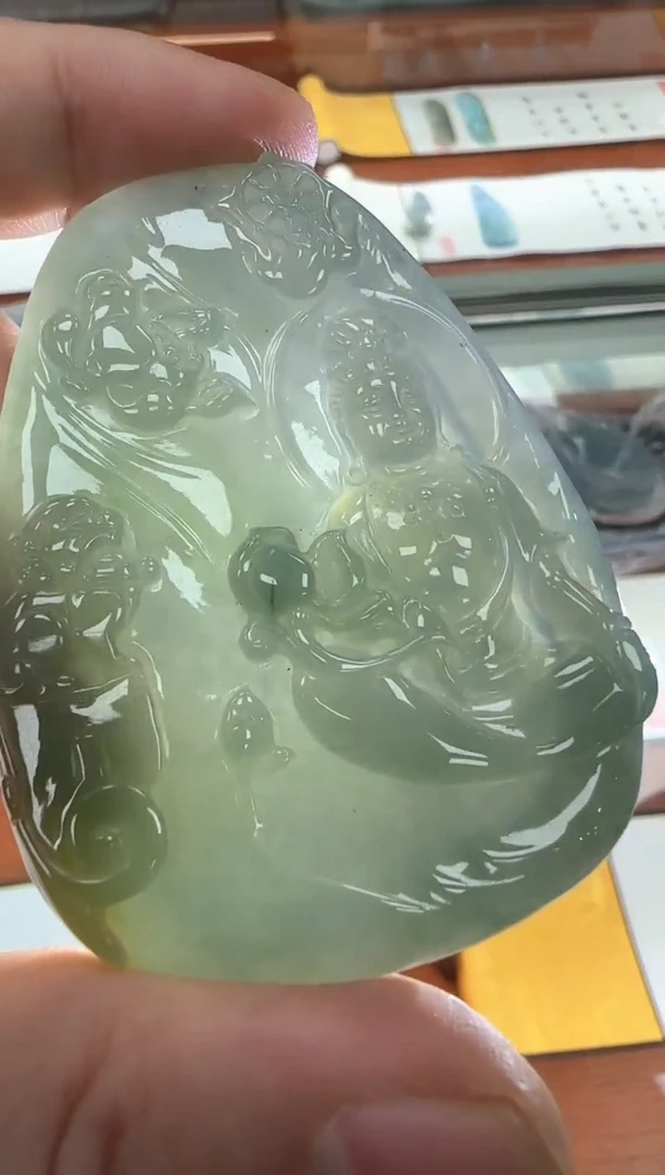 未镶嵌挂件翡翠A货翡翠多样性孤品