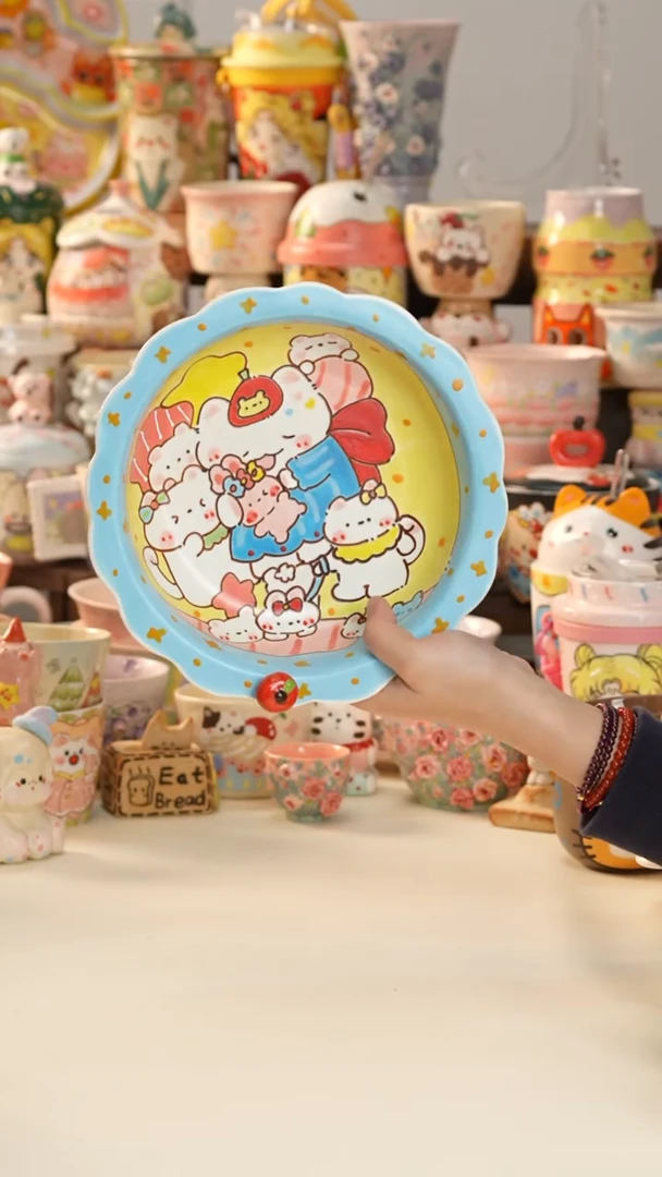 其他景德镇釉下彩手绘设计师款陶瓷