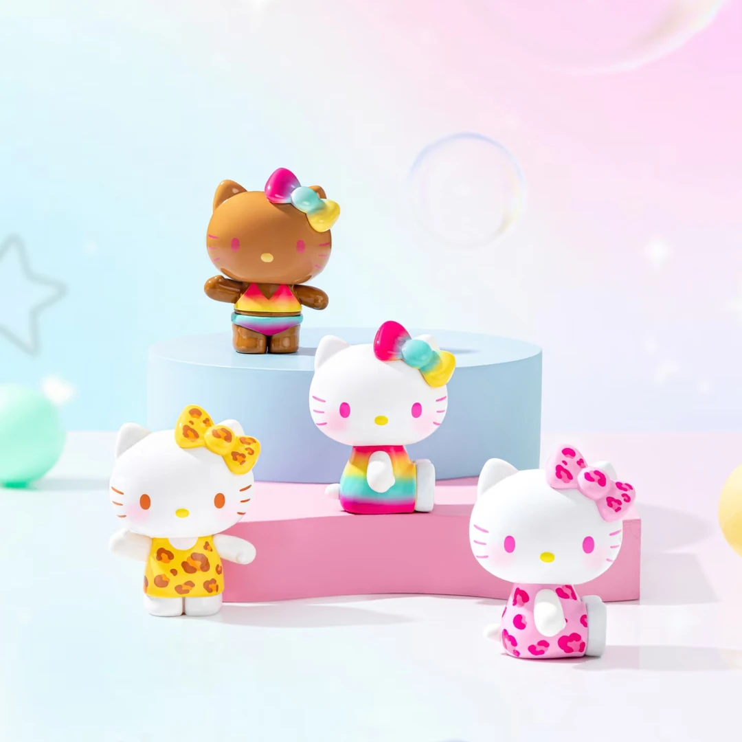 【许愿加拆】Hello Kitty夏日彩虹糖盲盒新款潮玩礼物可爱手办