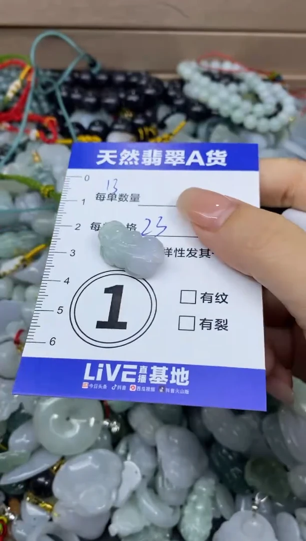 颈饰未镶嵌翡翠天然翡翠A货批量多样性发一件