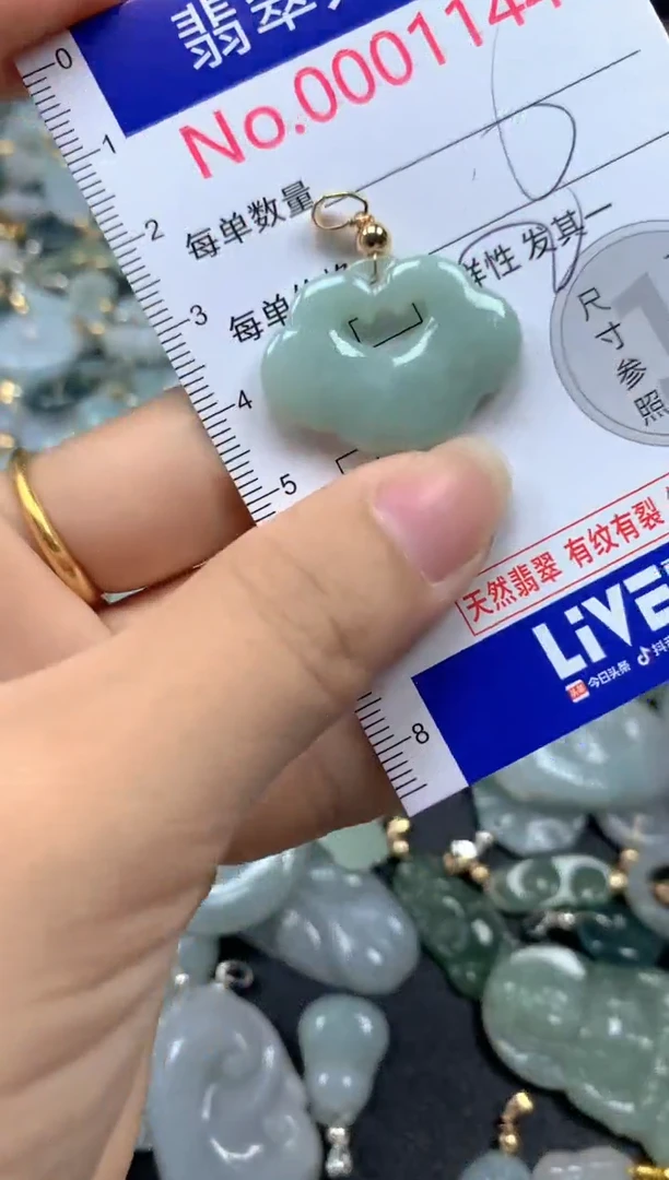 翡翠未镶嵌吊坠(不含链)1144
