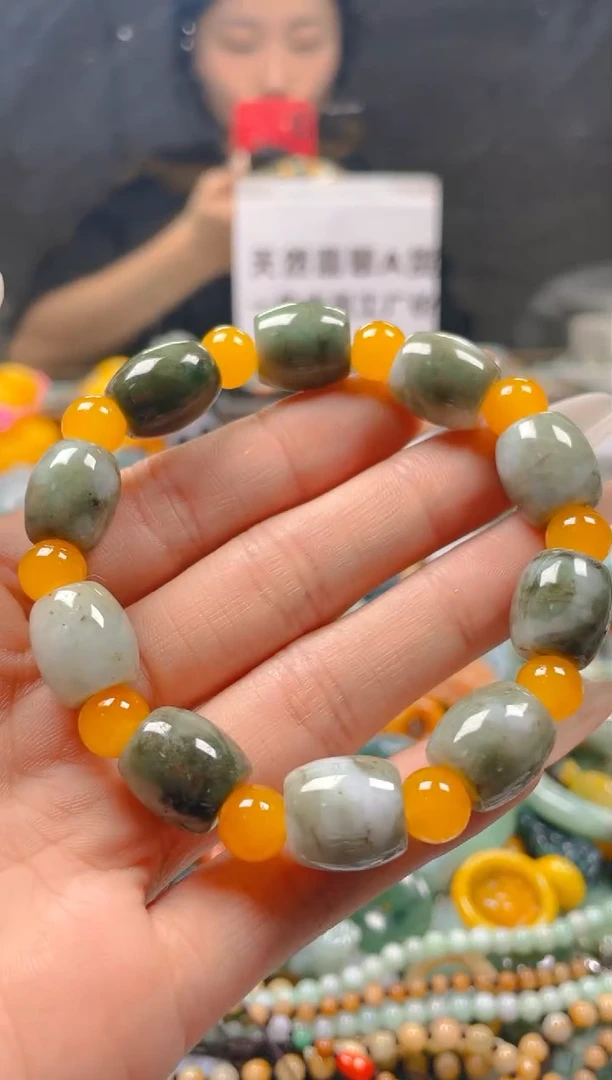【闪购商品】翡翠颈饰未镶嵌12-13MM/L/翡翠A货一图一物