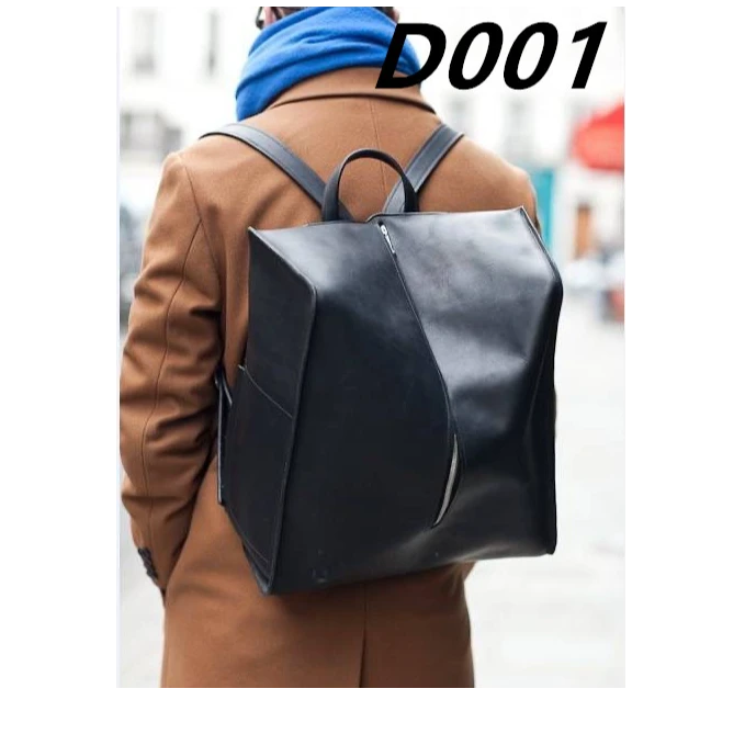 【编码D001]韩版男士双肩包女男潮流简约双肩背包学院风男包包