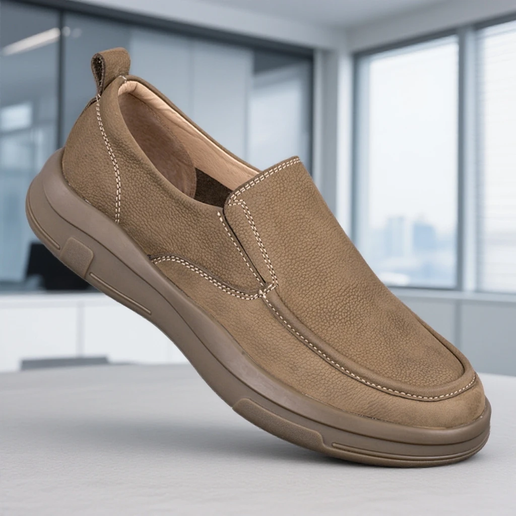 EAEOVNI欧美小众设计风新品男鞋舒适透气套脚耐磨休闲日常出行鞋