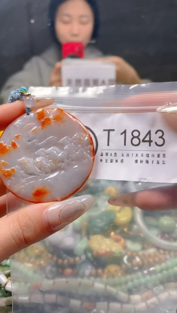 【闪购商品】翡翠颈饰未镶嵌/T/翡翠A货一图一物