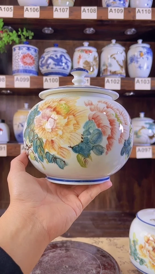 迎君陶瓷纯手工手绘  13 特价款