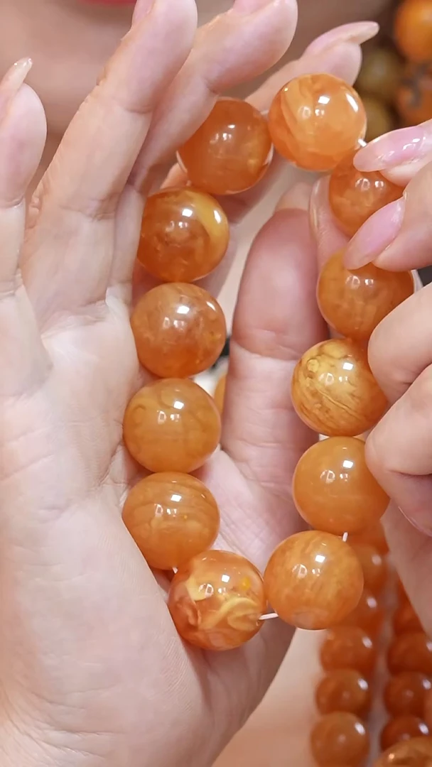 蜜蜡颈饰未镶嵌8440天然蜜蜡珠宝奇石云端妖孽全部保真