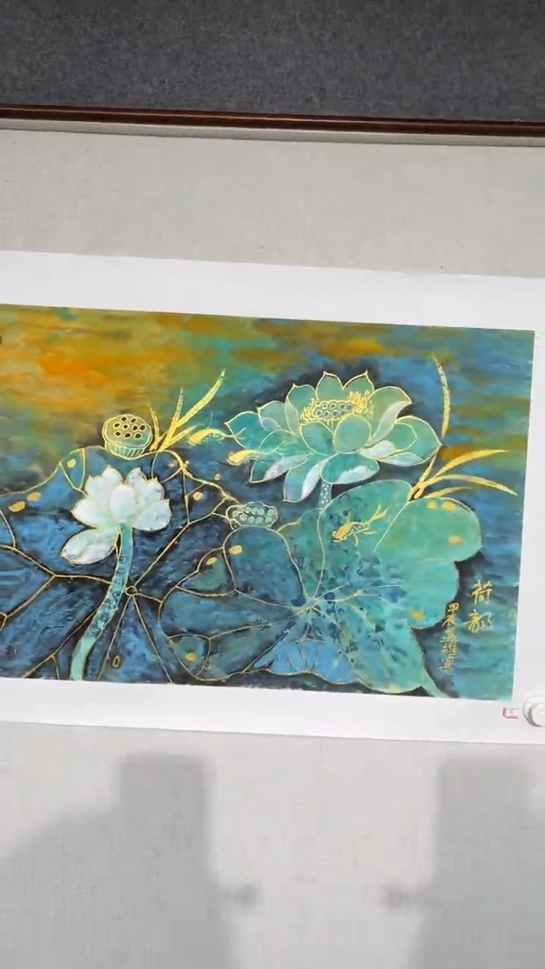 国画段益雄老师开三