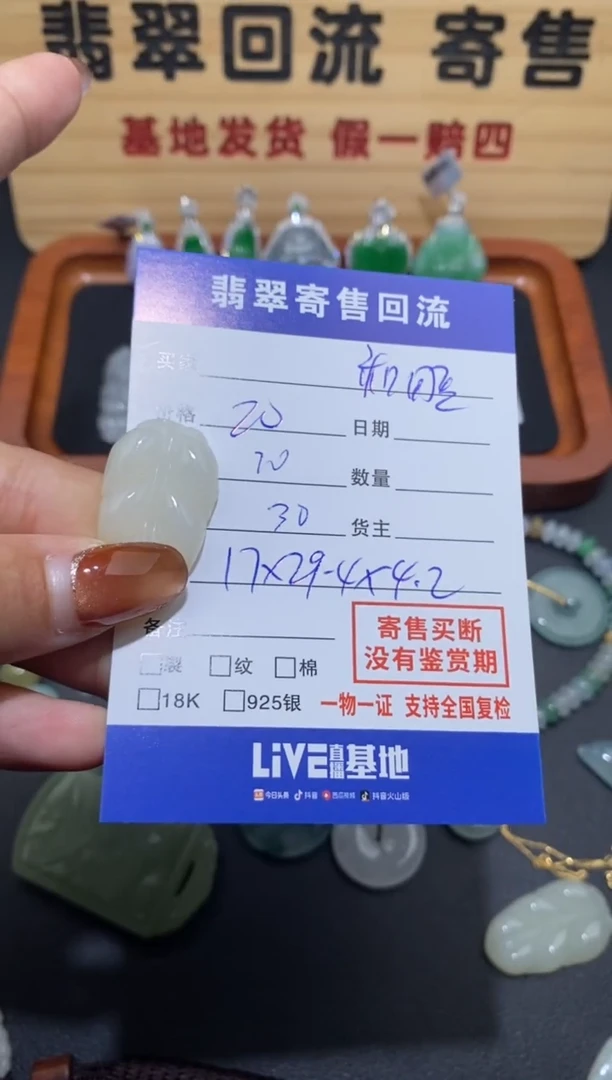 【闪购商品】和田玉颈饰未镶嵌30002610