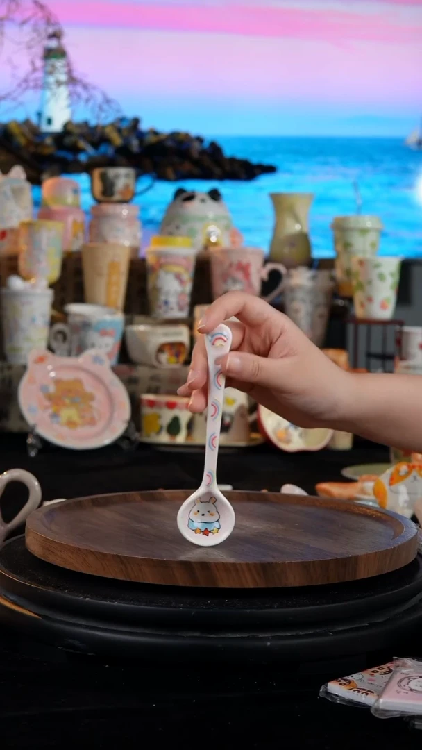 陶瓷便携款手工手绘景德镇陶瓷