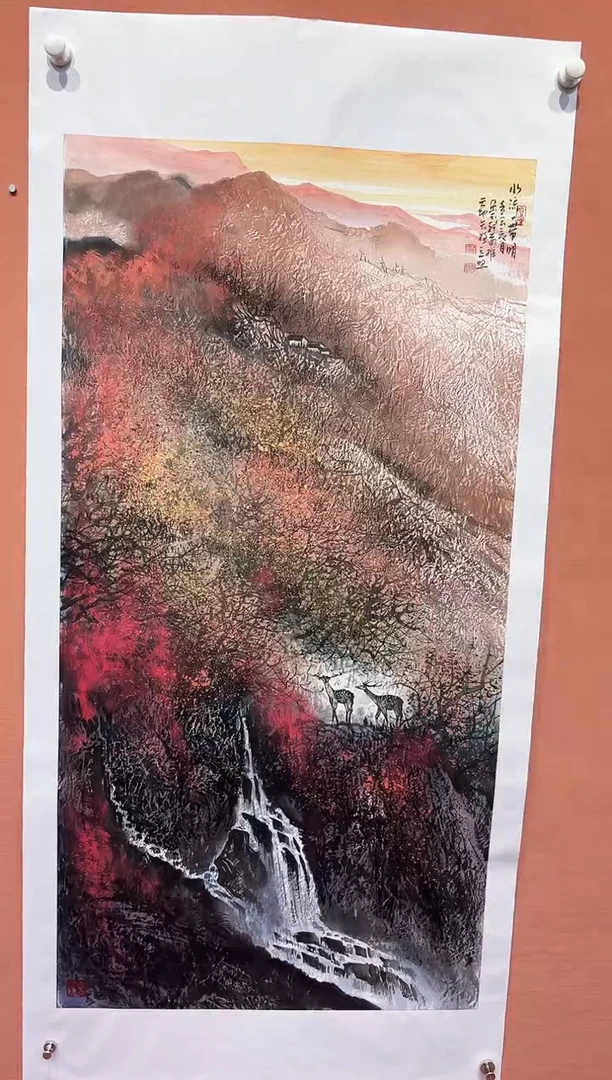 国画师立照老师国画作品