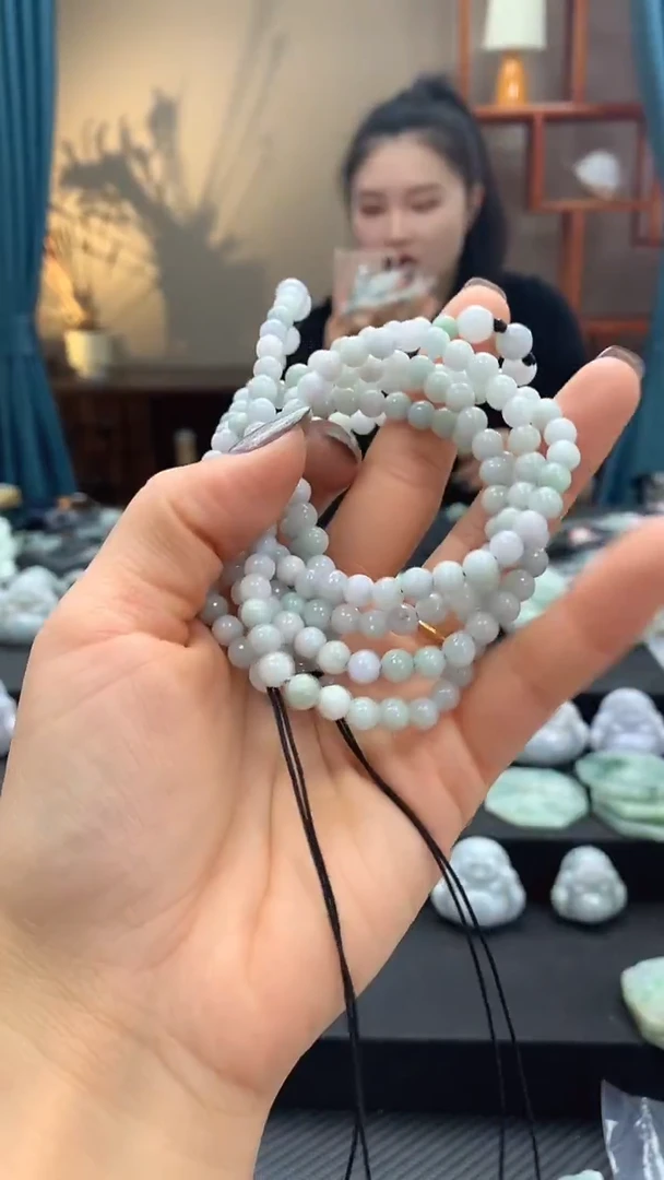颈饰未镶嵌翡翠珠链3863 多样性发一件