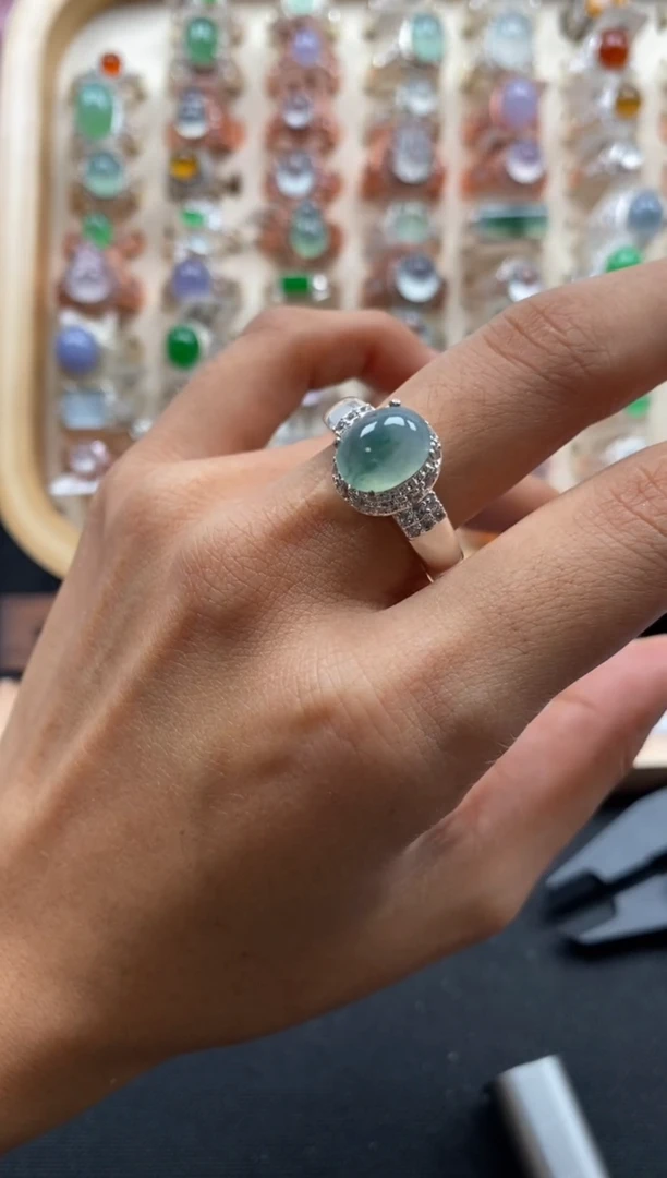 未镶嵌戒指翡翠缅甸天然a货翡翠