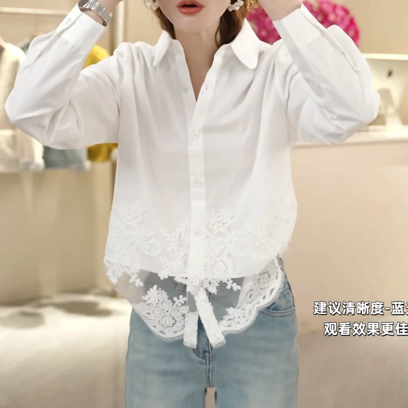 2025早春新款设计感百搭气质洋气显瘦减龄长袖衬衫LK2501287