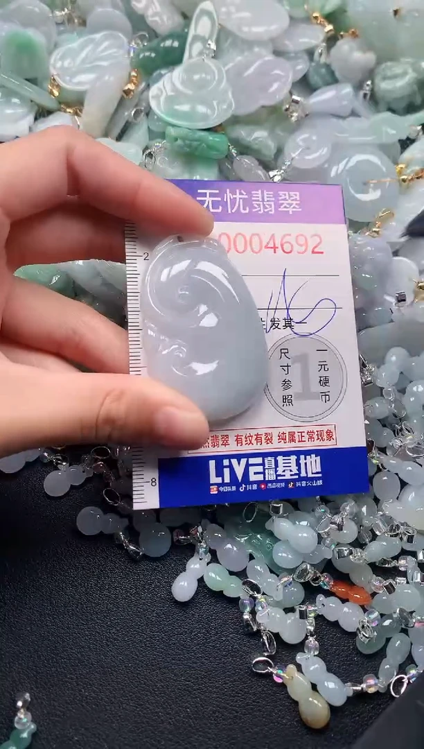 吊坠(不含链)未镶嵌翡翠4692