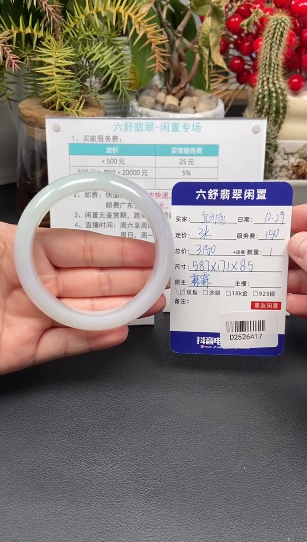 未镶嵌手镯翡翠宜**健D2526417
