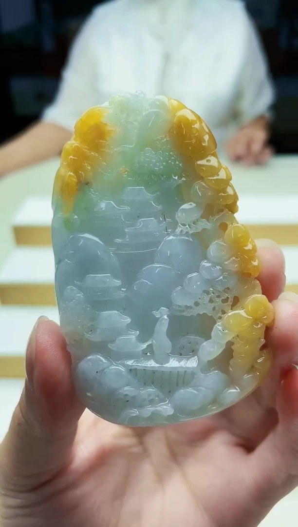 未镶嵌定制翡翠毛货09190266