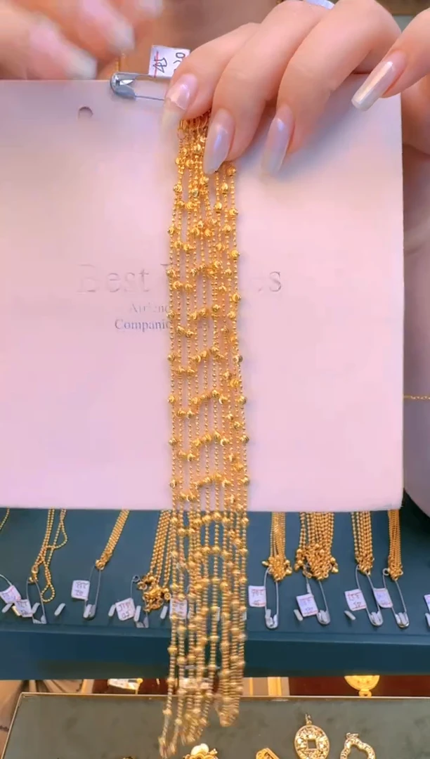 45cm固定不可调节幻影切面隔珠链3.20g（多样性发货）