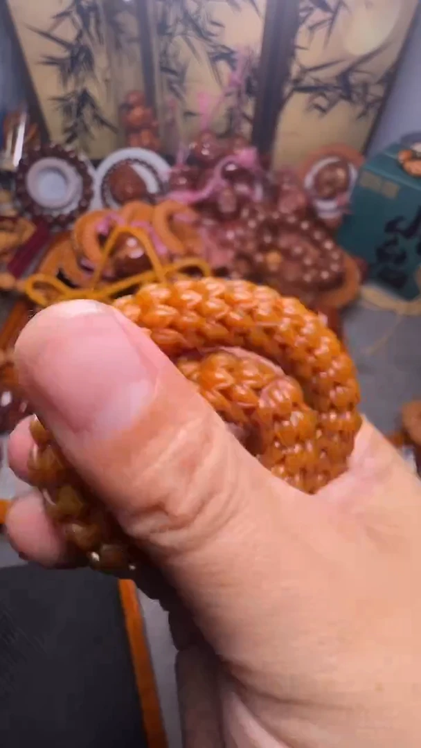 手串橄榄核猴头莲花