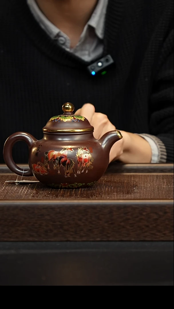 茶壶紫砂宜兴紫砂壶h13017