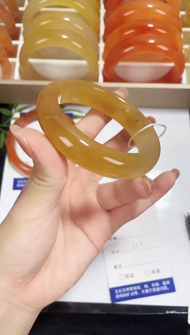 未镶嵌黄龙石英质玉002 桂花酿 55