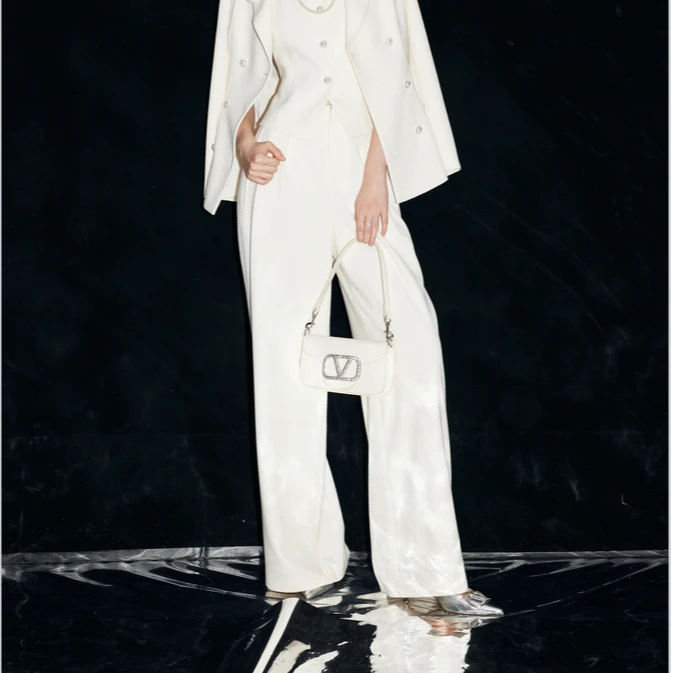 【大人专属】MandyZhang常规款休闲风女2025秋气质宽松裤子KZ0719