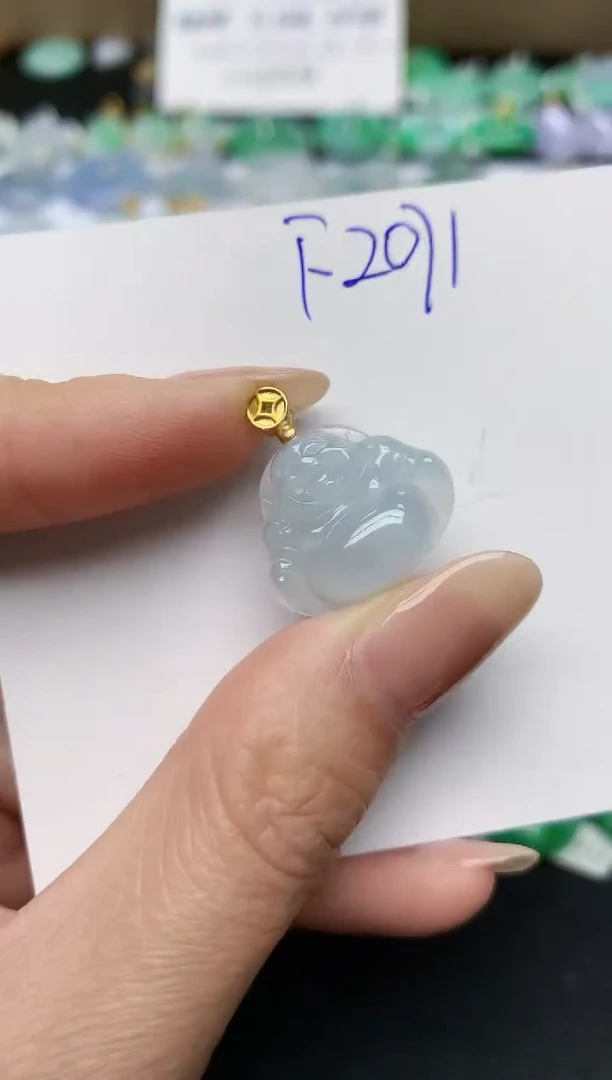 颈饰未镶嵌翡翠天然缅甸A货翡翠百元以上9元证书费自理